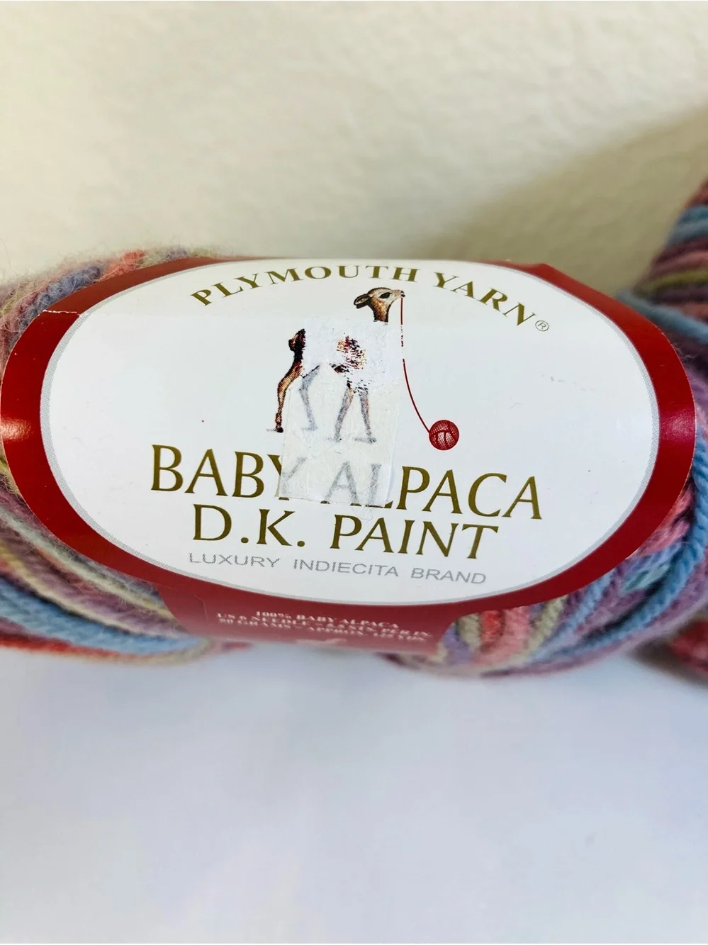 2 NWT Plymouth Yarn Baby Alpaca D.K. Paint Luxury Indiecita Brand Made in Peru